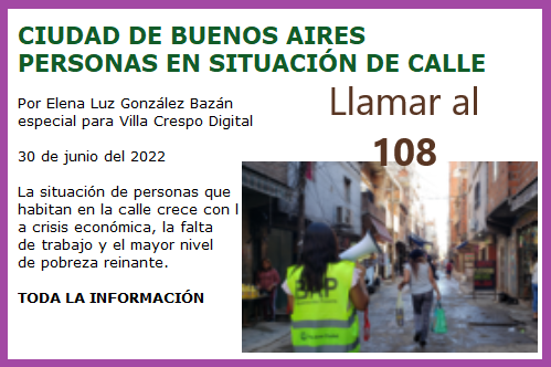 PERSONAS EN SITUACION DE CALLE